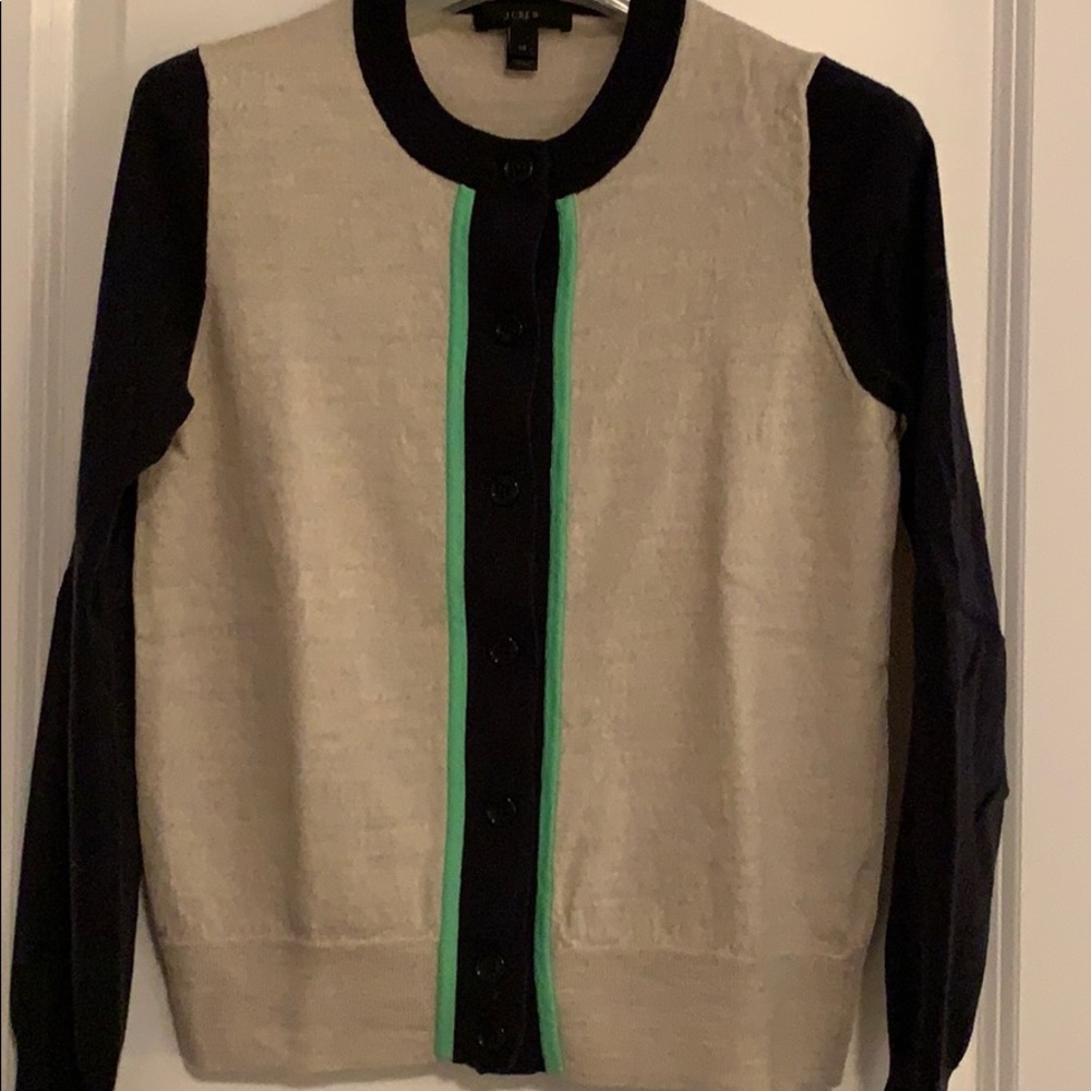 J Crew wool cardigan